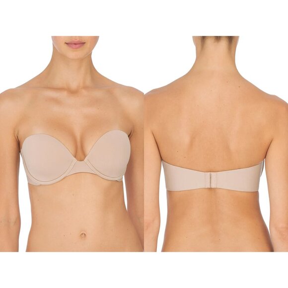 NEW Natori Minimal Strapless Contour Underwire Bra 729229 Cafe Nude Size 36B $65 - Picture 2 of 16